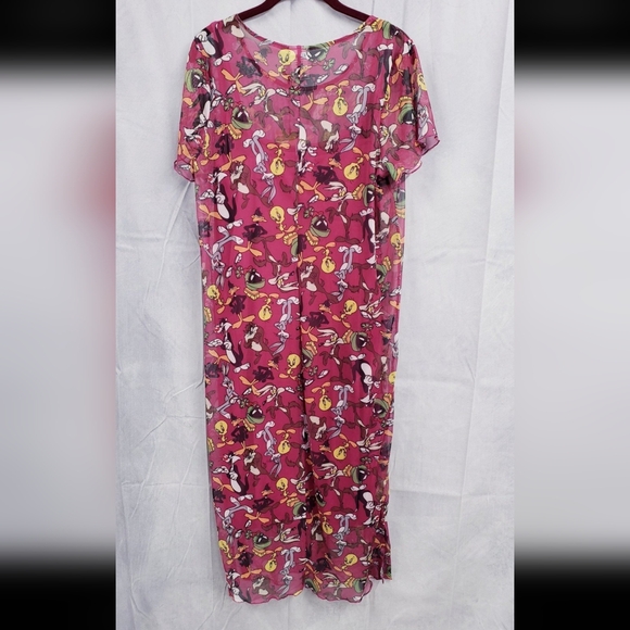 Torrid Looney Tunes Mesh BodyCon Dress Club Rave Punk - Picture 5 of 8